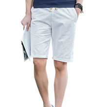 Новое поступление, горячая Распродажа повседневные мужские шорты брендовые Шорты Мужские Классные летние шорты до колена мужские однотонные шорты Masculino