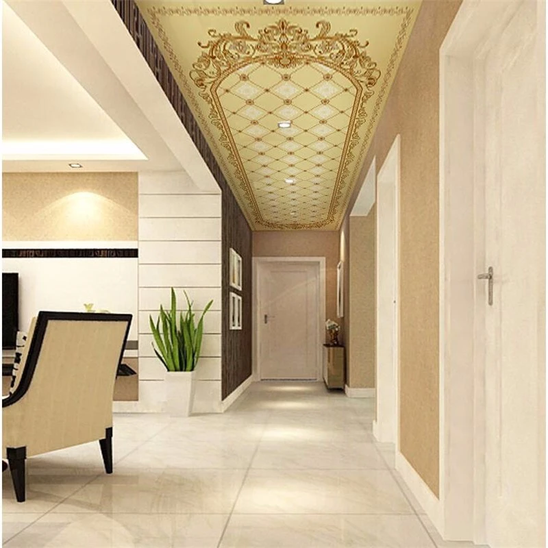 Custom Mural Wallpaper 3D Stereoscopic Tarot door Continental carved backdrop papel de parede 3D Large Mural Wall Paper flooring