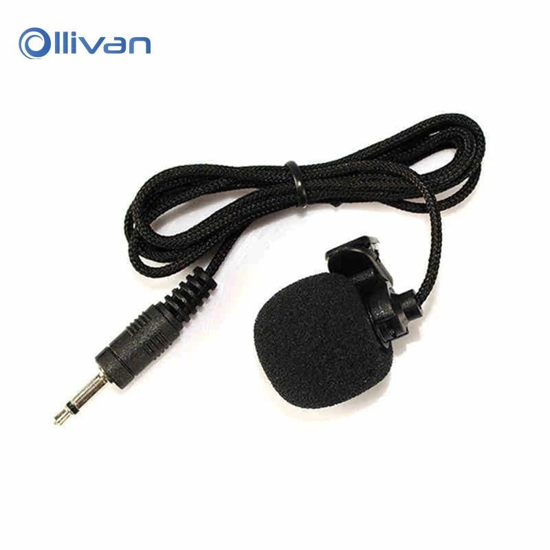 

Mini Wired microphone studio microphone 3.5mm Hands Free Clip on Professional Microphone For Voice Amplifier Teaching Speech