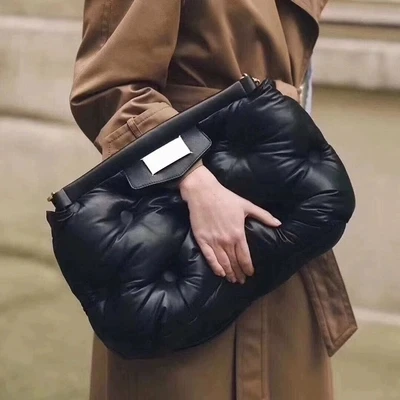 

autumn Winter Warm Women Tote Handbag Down Feather Female Shoulder Bag Space Cotton Crossbody Bag Bolsa Feminina Sac A Main