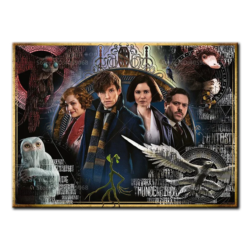 

Full Square/Round drill Diy diamond Painting 5D diamond embroidery Fantastic Beasts Diamond mosaic Home Decor Gift B1219