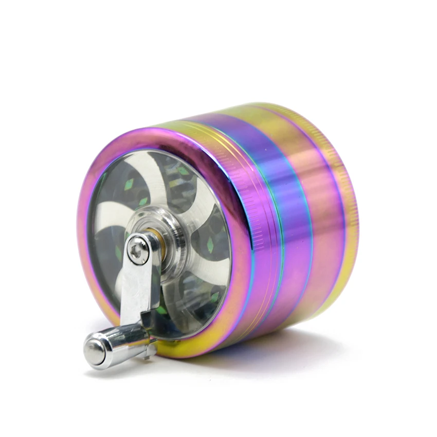 UK Rainbow GOLD Metal Aluminium Hand Grinder 4 Part Tobacco Herb Crusher cheap UK Rainbow GOLD Metal Aluminium Hand Grinder 4 Part Tobacco Herb Crusher cheap