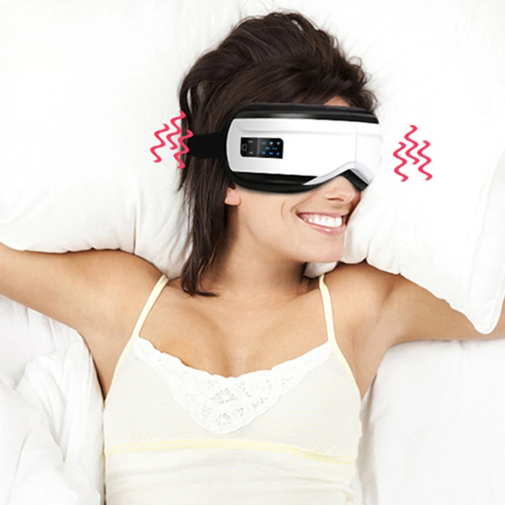 Inteligente bluetooth olho massageador protetor de cuidados