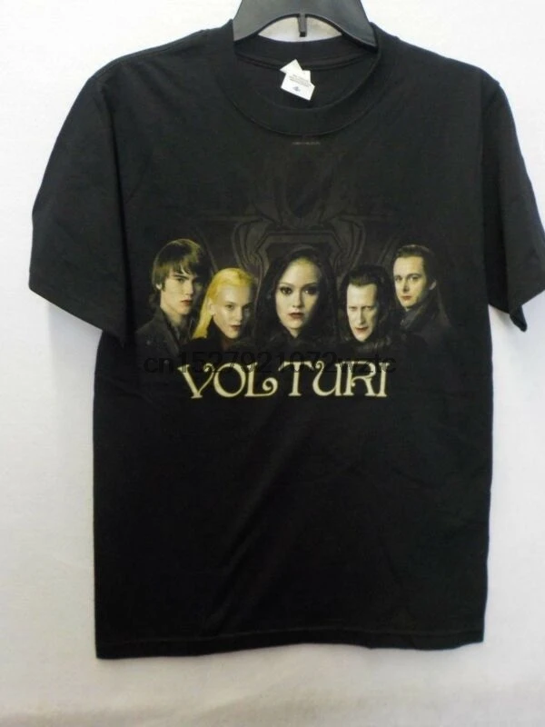 

MENS TWILIGHT SAGA NEW MOON VOLTURI BLACK GRAPHIC TSHIRT NEW #13141V