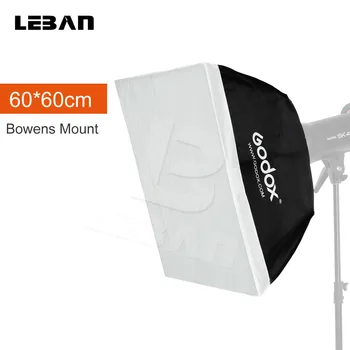 

Godox 60cm * 60cm 24"x 24" Portable Rectangular Studio Strobe Softbox Diffuser with Bowens Mount for Studio Flash Speedlite