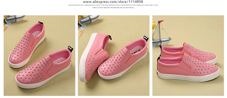 Rivet Children Shoes 2018 New Spring Fashiion Solid Pu Leather Kids Shoes Black Gold Casual Zips Rubber Boys Girls Sneakers  565 (12)
