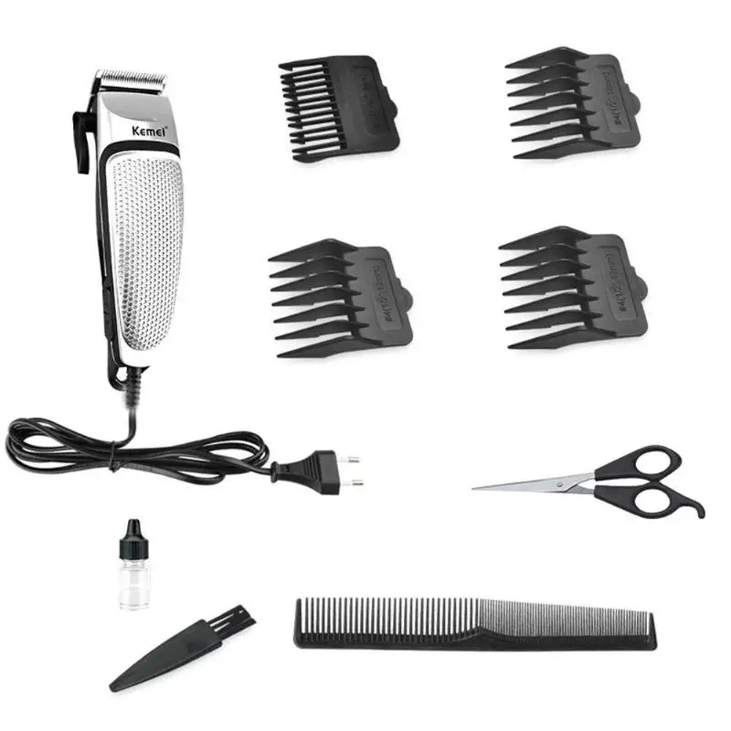 Kemei KM-4639 электрическая машинка для стрижки волос профессиональный триммер для волос набор для мужчин Инструменты для укладки волос станок для бритья машинка для стрижки волос