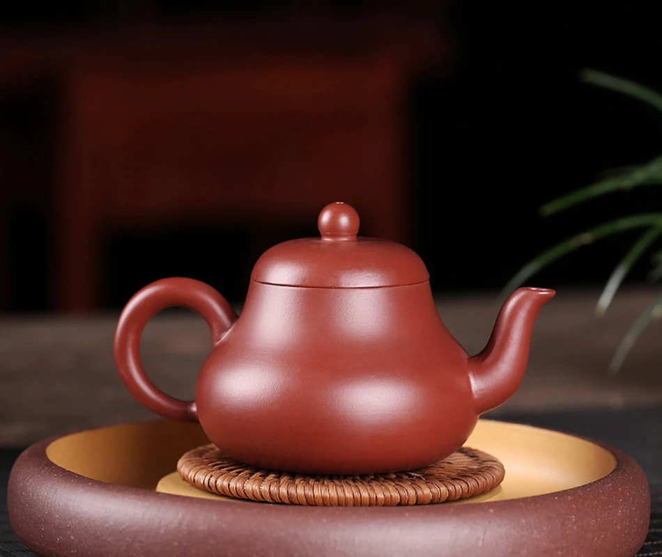 180 мл кантри художника ручной работы Фиолетовый Глиняный Чайник Исин zisha hu чайный горшок Китайский кунг-фу чайный набор чайная чашка посуда