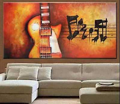 Achetez en Gros guitare peinture à l'huile en Ligne à des