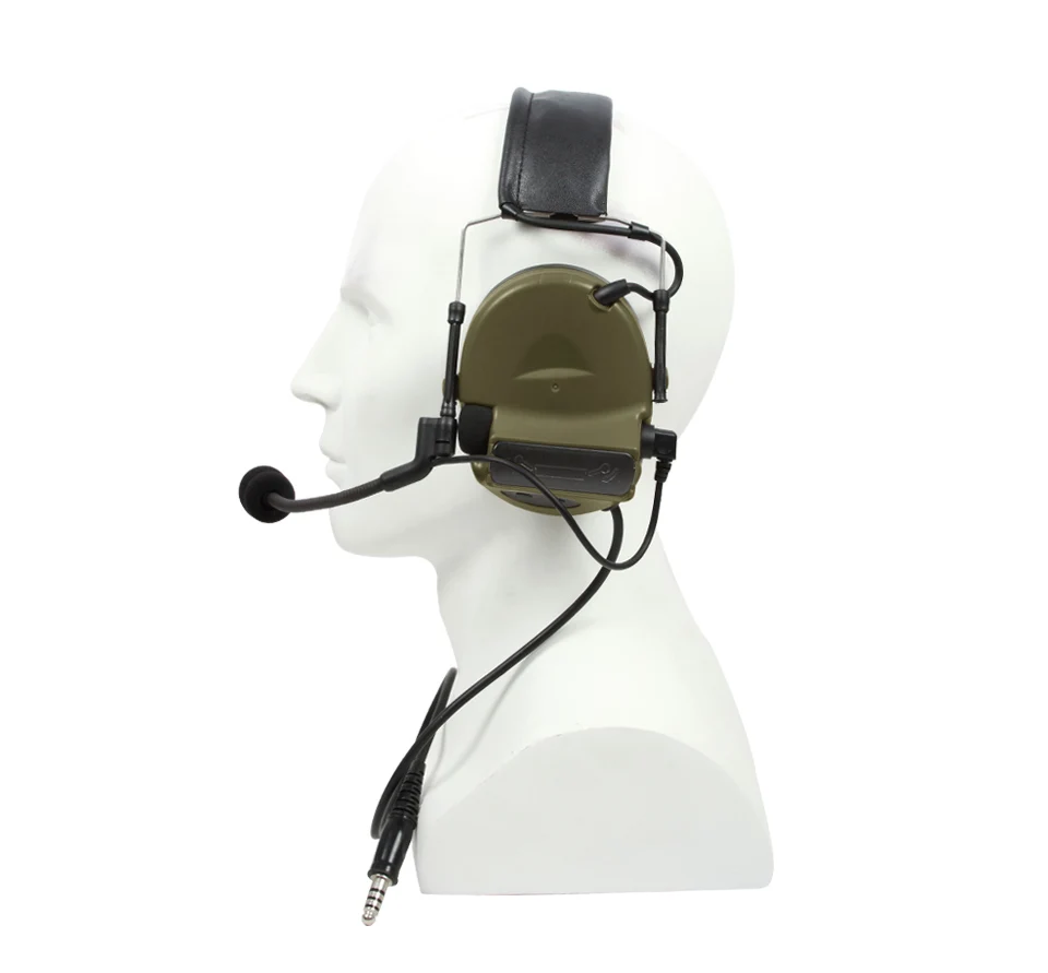 TAC-SKY COMTAC II силиконовые наушники Открытый тактический слуховой защиты шумоподавление пикап военные наушники FG