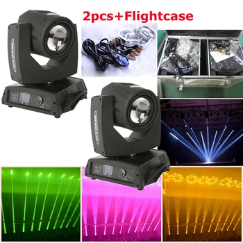 

Wholesale 230W 7R Beam Moving Head Lights 8 prisms DMX Touch Screen DJ Light 2pcs with Fly Case Ship from Spian