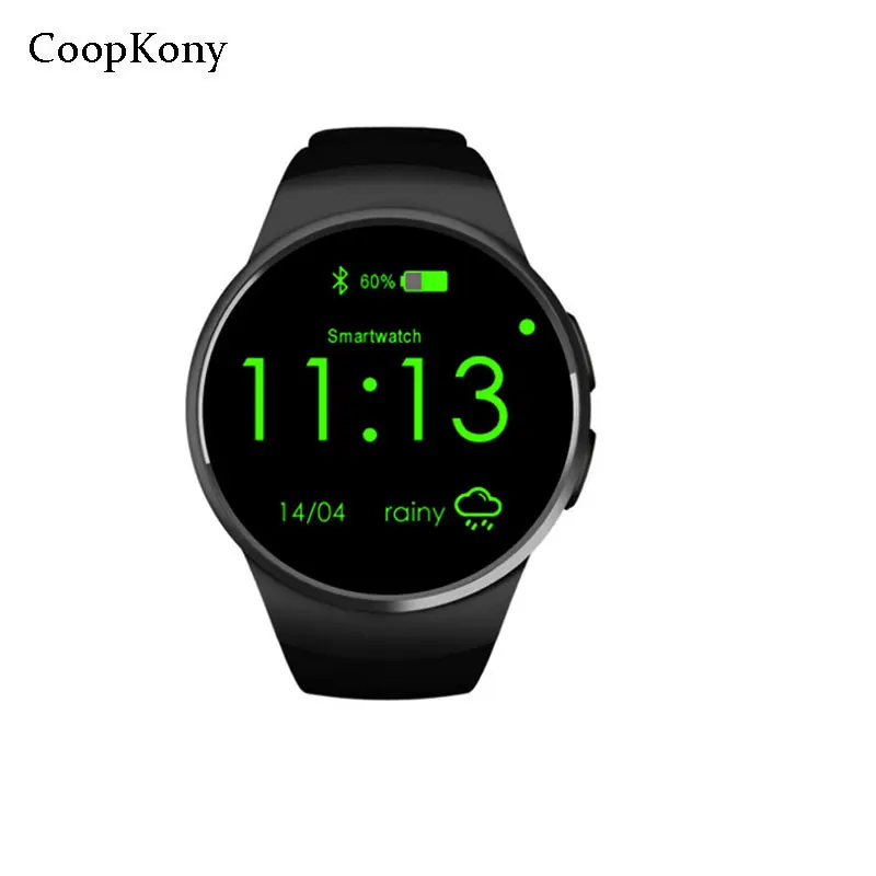 Coopkony Смарт-часы Шагомер монитор сердечного ритма Поддержка SIM 2 г телефон Smartwatch для IOS Android Bluetooth Smart часы