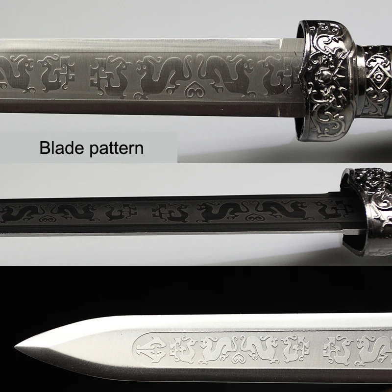 Древние китайские лезвия Excalibur из нержавеющей стали общая длина 100 см Общий вес 1 25