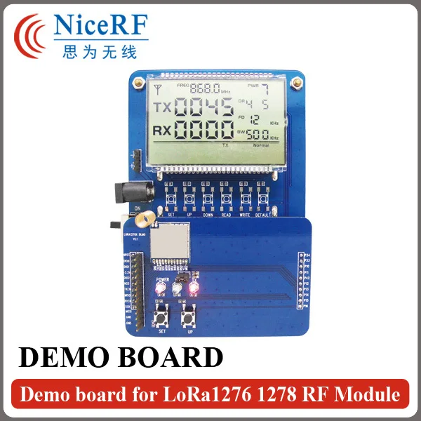 

DEMO Board With LCD Display for Testing LoRa1276/ LoRa1278 Transceiver Module