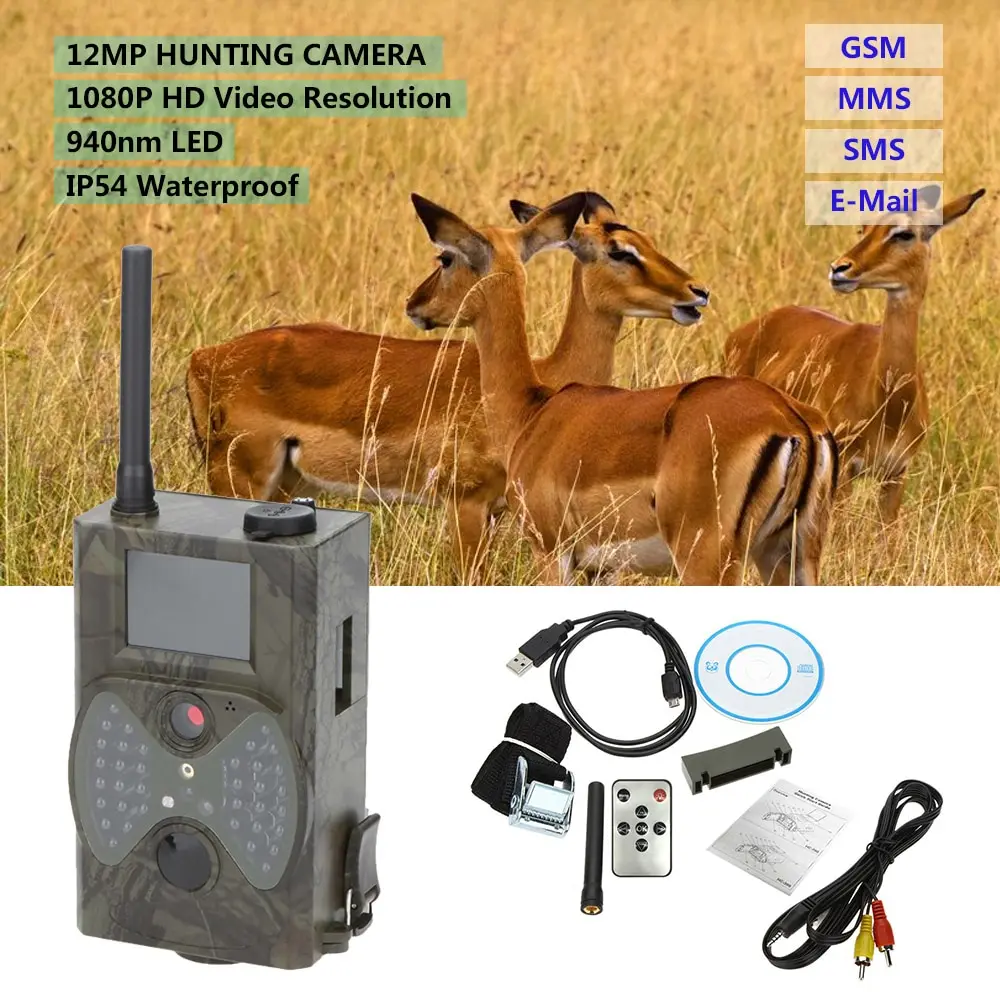 Lixada HC350M HC550M фотоловушка для дикой природы камера охоты 1080P видео с ночным