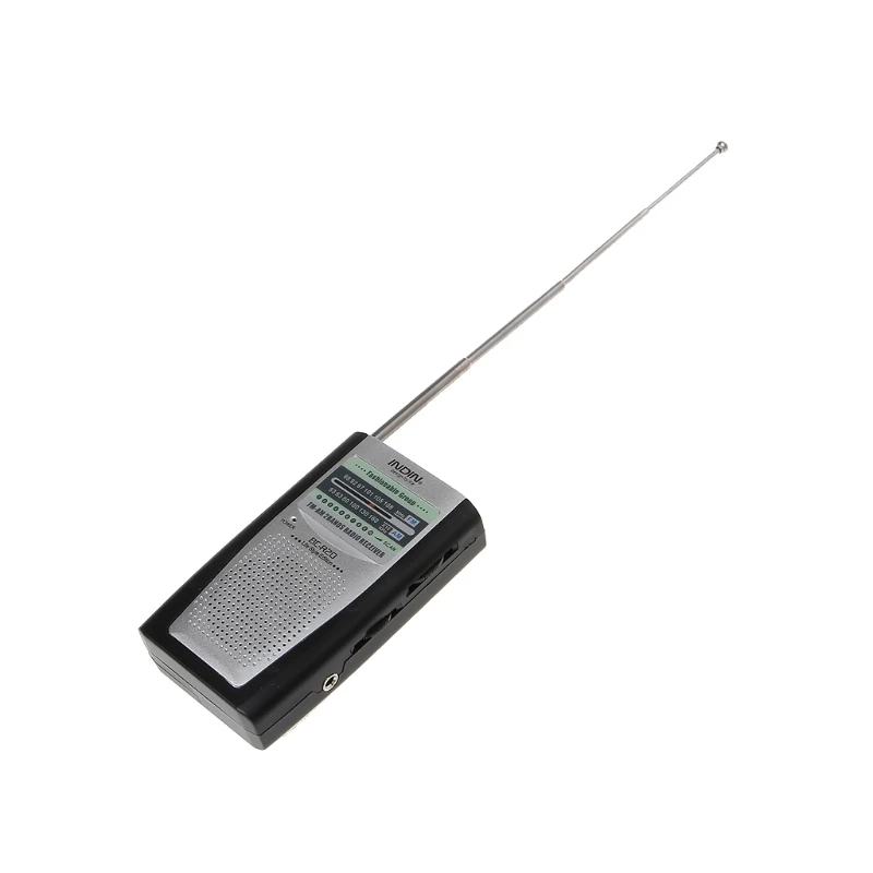 

Portable Mini Slim Radio 2-Band AM FM World Receiver DC 3V Telescopic Antenna BC-R20