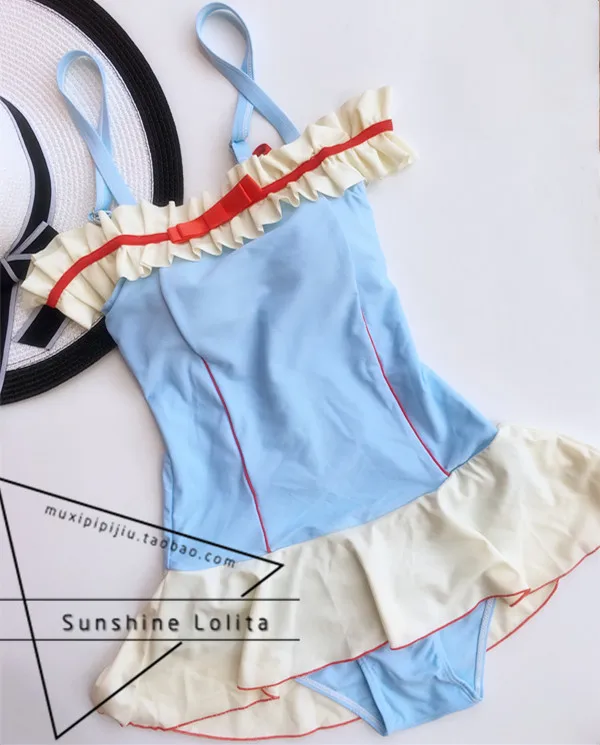 2016 one piece school swimsuit swimwear For cute japanese Swimsuitsin