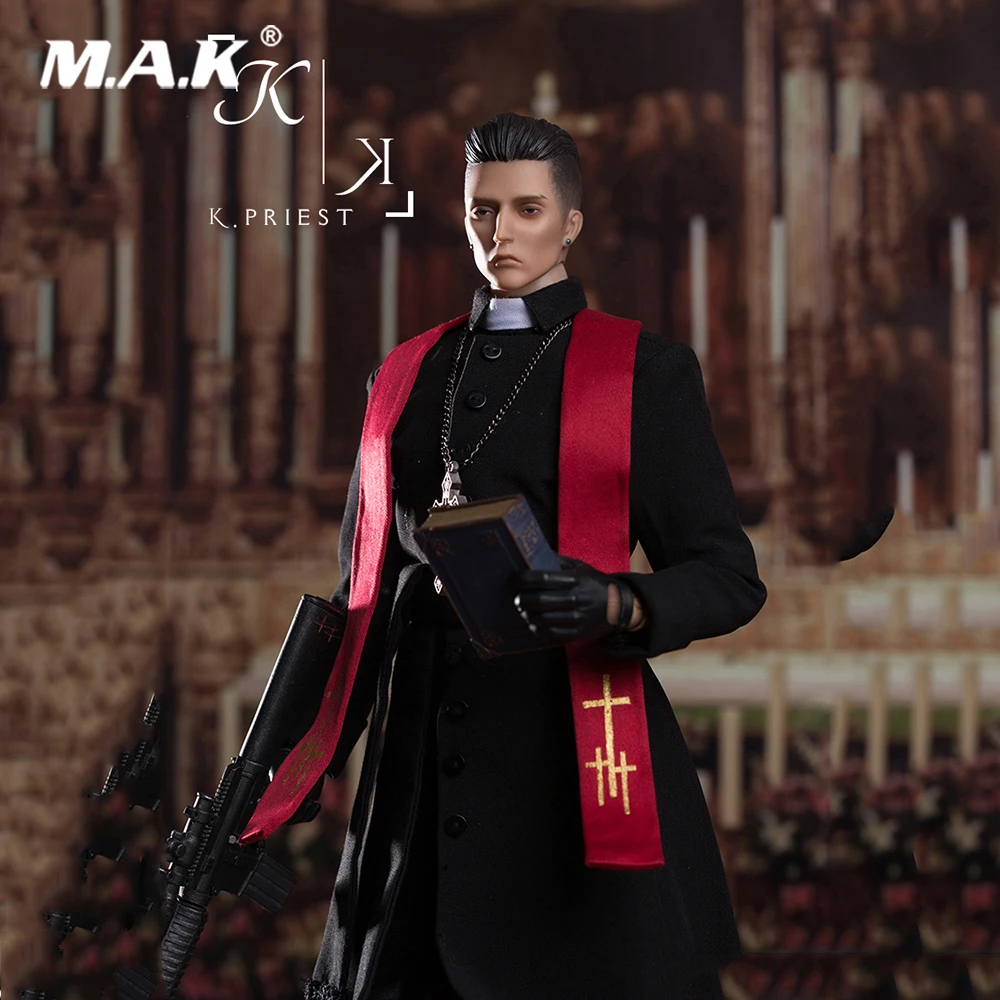 

For Collection Full Set Male Action Figure YZBR0001 1/6 Deluxe Edition K K.PRIEST Figure Model Toys for Fans Holiday Gift