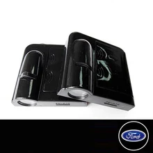 2x Led Car Door Lights For all car Logo Projector focus 1 2 3 fiesta mondeo transit fusion kuga ranger mustang ecosport v8