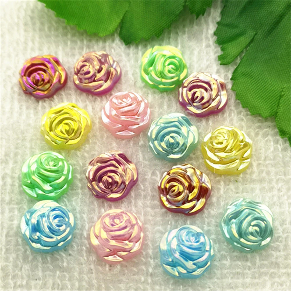 أحجار زهور راتينج Ab 12 مللي متر 60 قطعة ظهر مسطح للزفاف سجل القصاصات الحرف اليدوية Rhinestones Aliexpress