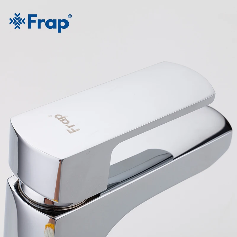 Günstig Frap 2018 neue 1 set Messing Körper Bad Waschbecken Wasserhahn bad Waschbecken Wasserhahn kalt und heiß Mixer Chrome finish torneria