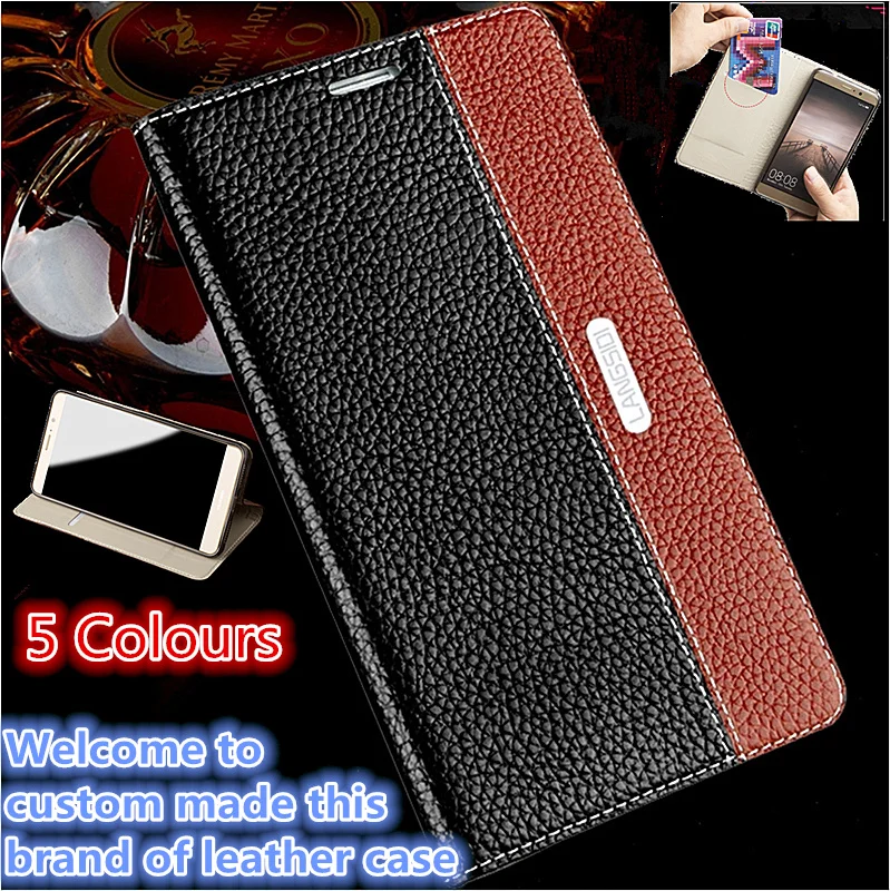  QH13 Genuine leather flip case for Asus ZenFone 4 Max ZC554KL phone case for Asus ZenFone 4 Max fli