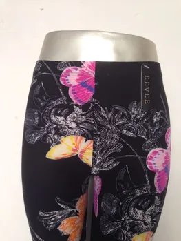 

womens bottoms high elastic pants capris comfortable leggings the european and american style popular print free shipping