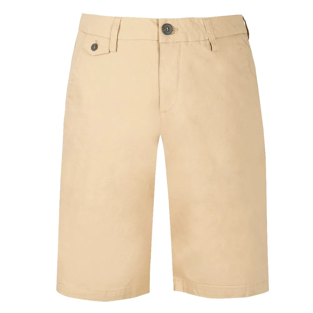 Fashion Men Shorts Casual Knee Length Solid Color Male Summer Shorts