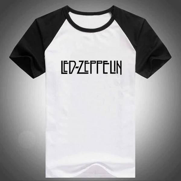 600PX Raglan Short Sleeve T-shirt Letter Zeppelin 2