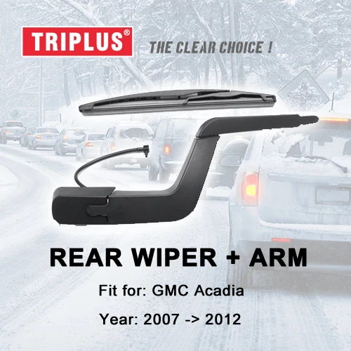Brazo de limpiaparabrisas trasero con cuchilla para GMC Acadia (2007
