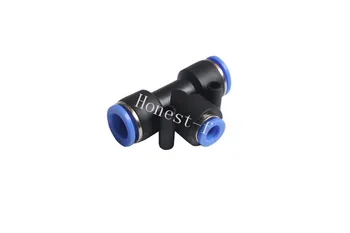 

Push to Connect Fitting 10mm-10mm-6mm OD Tube Pneumatic Tee Union Air Coupler