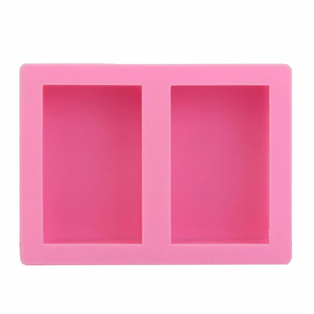 6 Cavity Rectangle silicone soap mold Bar Bake Mold Silicone Mould Tray Homemade Food Craft Craft soap making New