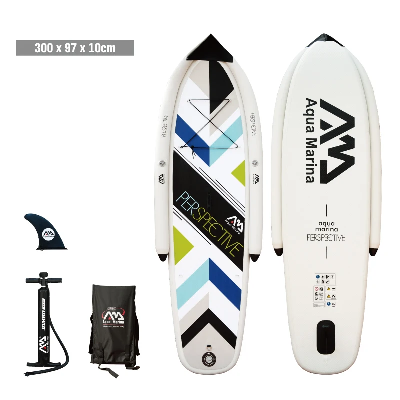 

Aqua marina 3m/ 9'9" inflatable paddle board iSUP for beginners and kids perspective