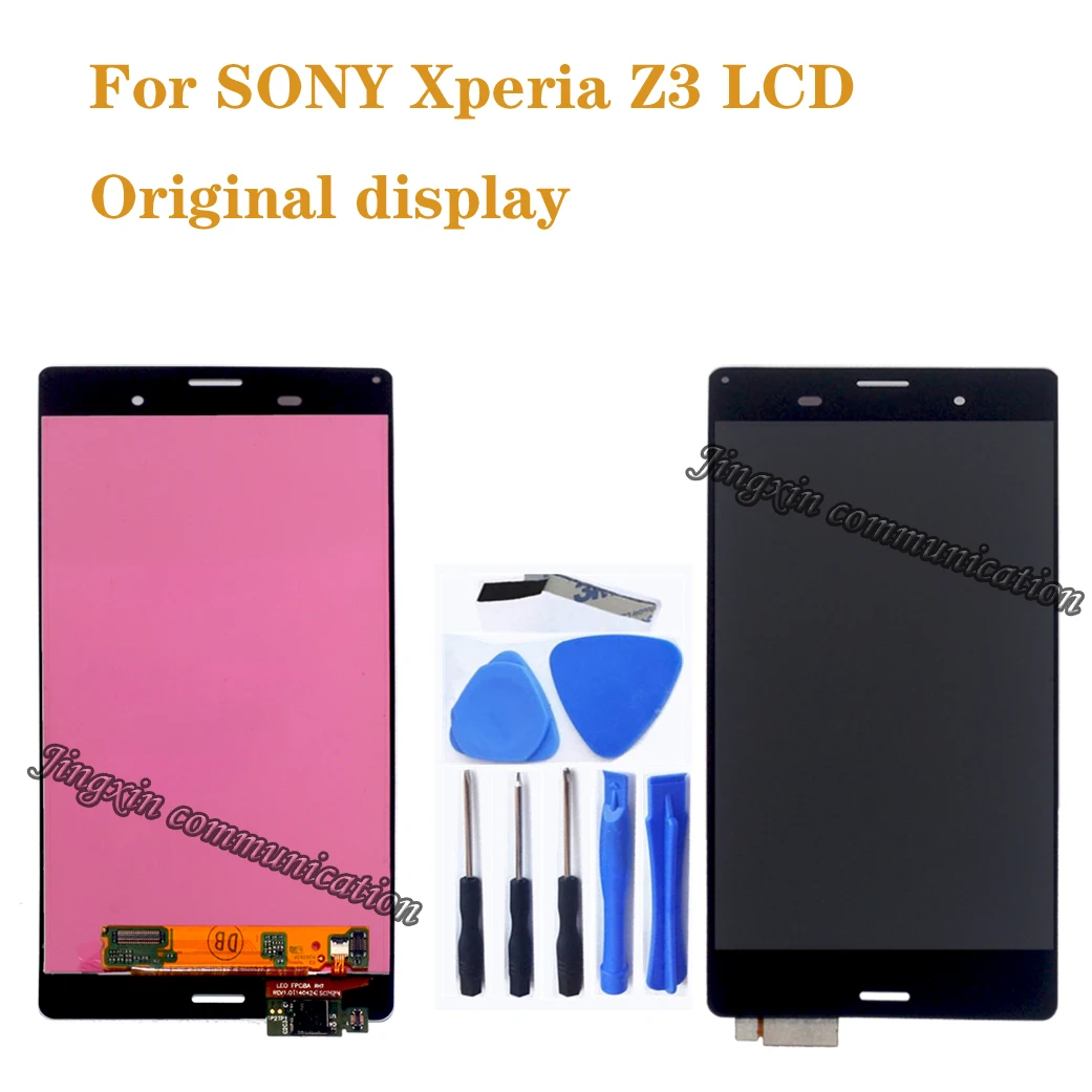 Оригинальный дисплей 5 2 дюйма для SONY Xperia Z3 ЖК + сенсорный экран вместо L55T D6603 D6616 D6653