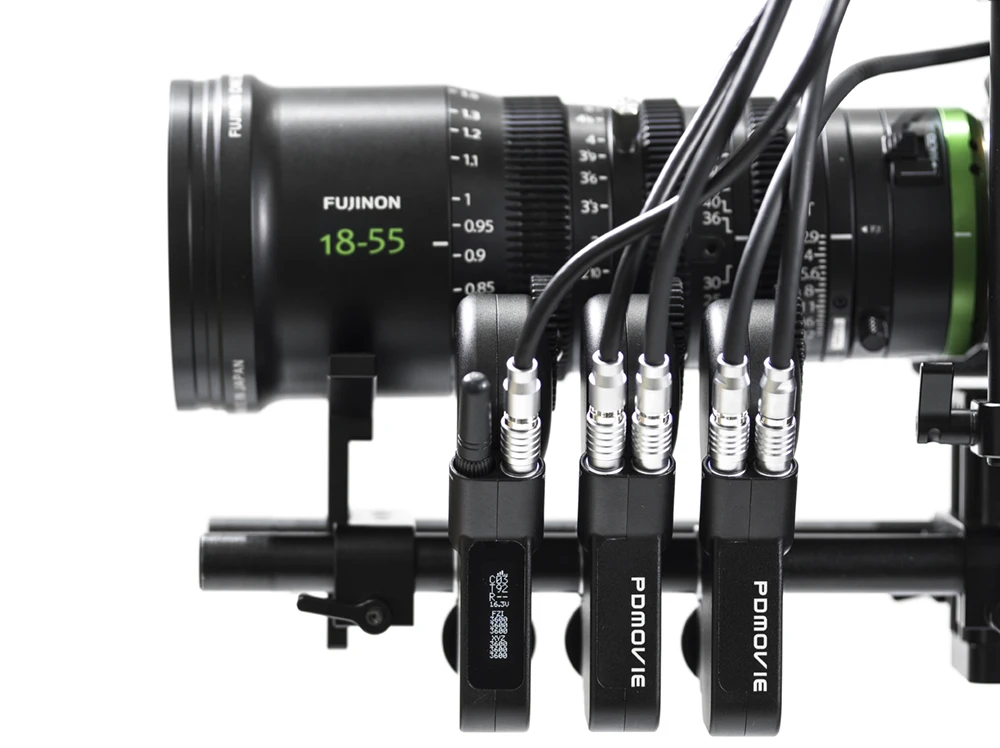 PDMOVIE дистанционного воздуха 4 беспроводной фоллоу-фокус Поддержка bluetooth и 2,4G соединения для кино объектив камеры или зеркальные камеры