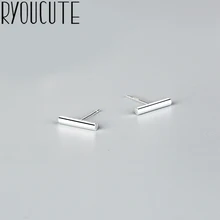 Модные 925 пробы простые женские серьги с серебряной линией, трендовые брендовые Свадебные ювелирные изделия, подарок, женские Серьги Brincos Pendientes