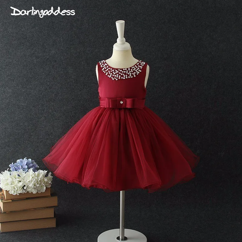 

2018 Flower Girls Dresses for Weddings Baby Formal Party Tutu Dress Children Images Dress Kids Prom Dresses Evening Gowns
