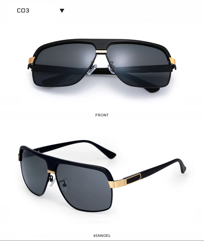 FEIDU бренд поляризованные Солнцезащитные очки для женщин Для мужчин сплав Рамки Защита от солнца очки высокое качество Винтаж ретро очки