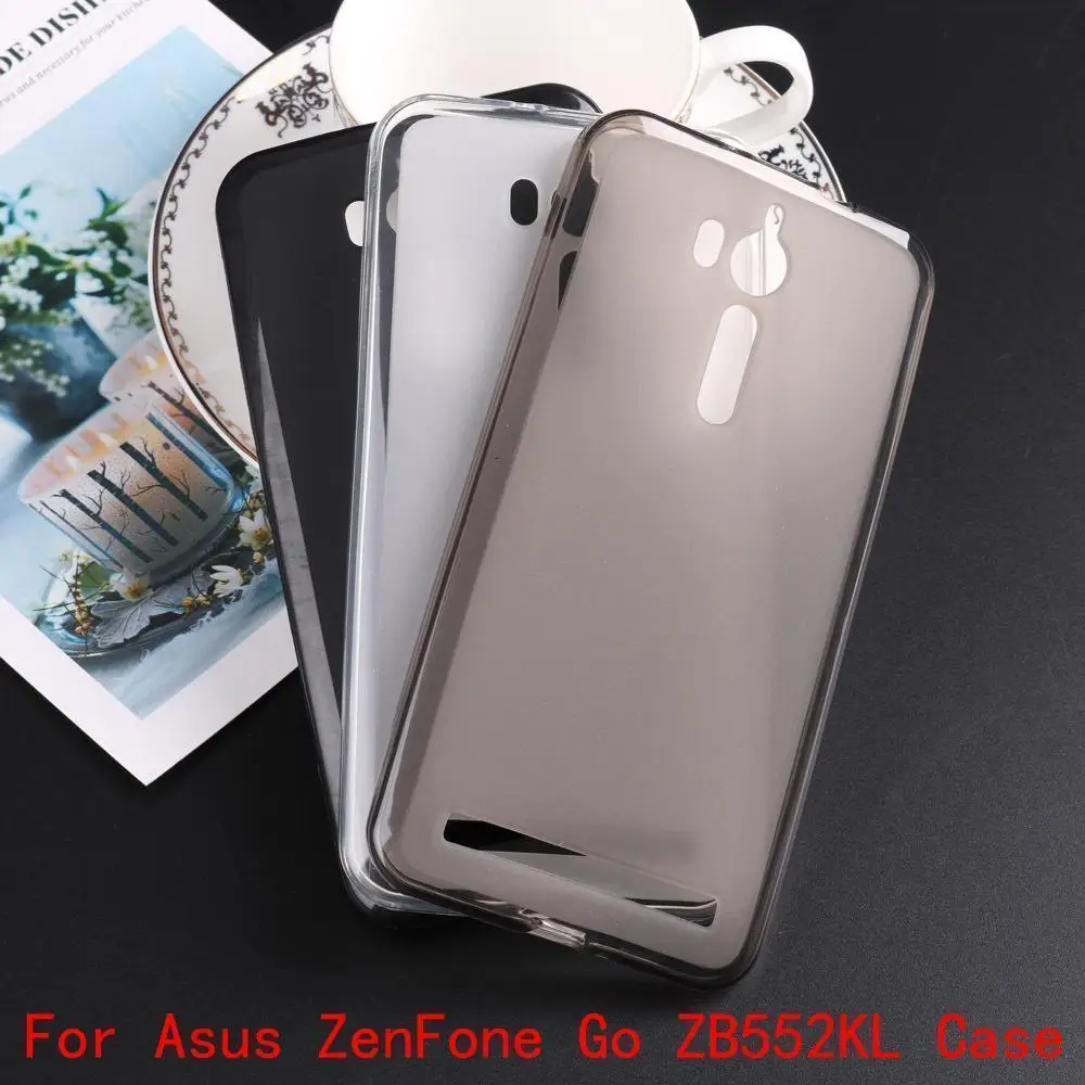 Матовый мягкий чехол из ТПУ для Asus zenfone GO ZB690KL Тонкий силиконовый ZB500KL zb500кг zb452кг 4 5