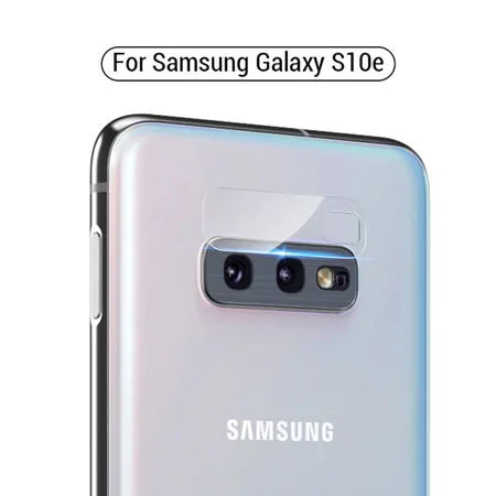 2 шт. Защита объектива для samsung galaxy S10 Plus стекло камеры S10e Lite защитная пленка S 10 E закаленное Samsun Cam Shot Light ite - Цвет: For s10e(lite)