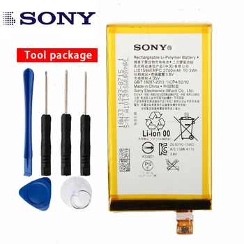 

Original Sony High Capacity Phone Battery For Sony Xperia Z5 compact Z5mini Z5 Mini E5823 E5803 LIS1594ERPC 2700mAh