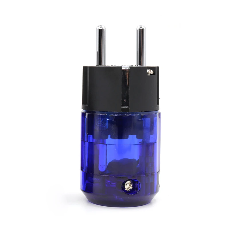 

Free shipping 100 pieces Oyaide P-037E Rhodium Plated Schuko Eu plug For Audio power connector