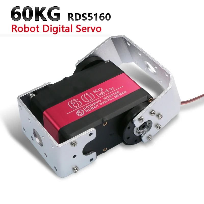 Online 1 Uds servo 60kg alto par Robot servo RDS5160 SSG para robot DIY digital servo arduino servo grande servo
