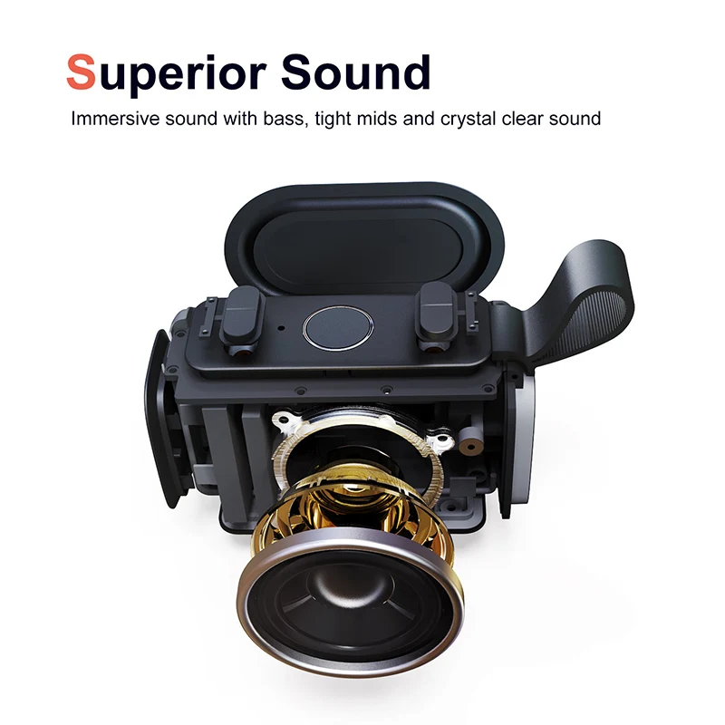 Baratos DOSS E go Outdoor IPX6 altavoz impermeable Mini Bluetooth altavoz portátil inalámbrico altavoz de ducha soporte TF AUX USB para iPhone