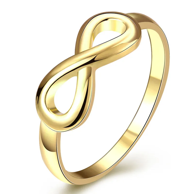 Mostyle золото/серебряное кольцо «бесконечность» кольцо Вечность кольцо талисманы лучший друг подарок бесконечный символ любви модные кольца для женщин