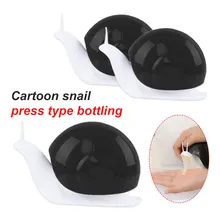 1pc Portable Liquid Soap Dispensers Press Snail Shape Cartoon Shower Shampoo Dispensing Bottles Bathroom Accessories gappo liquid soap dispensers resin soap imported resin bottles bath bathroom accessories soap dispensers bottles
