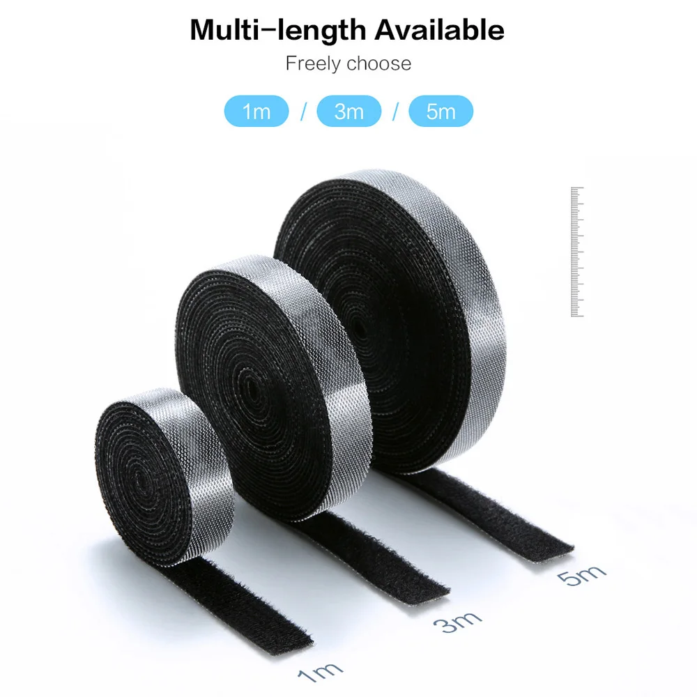 

FORNORM 1/3/5M Cable Organizer Wire Winder Protector For IPhone/Micro USB/Type C USB Charger Cable Earphone Holder Management