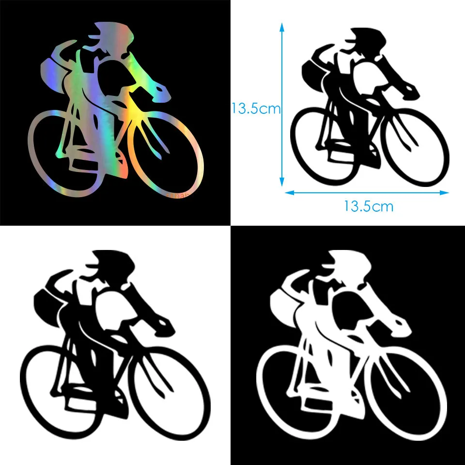 Cunymagos Bicycle Sports Athletes Sticker Decal High Quality Vinyl Reflective Decorative Car Stickers Fashion Car Decal Sticker13.513 (9)
