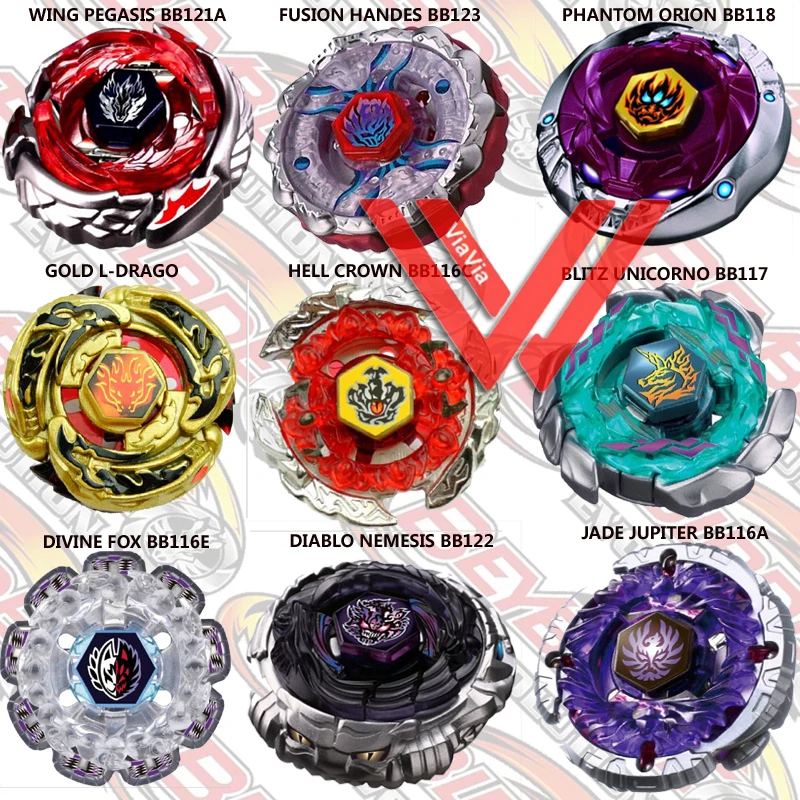 3pcs New Beyblade Metal Masters 4D System Launcher Top ...