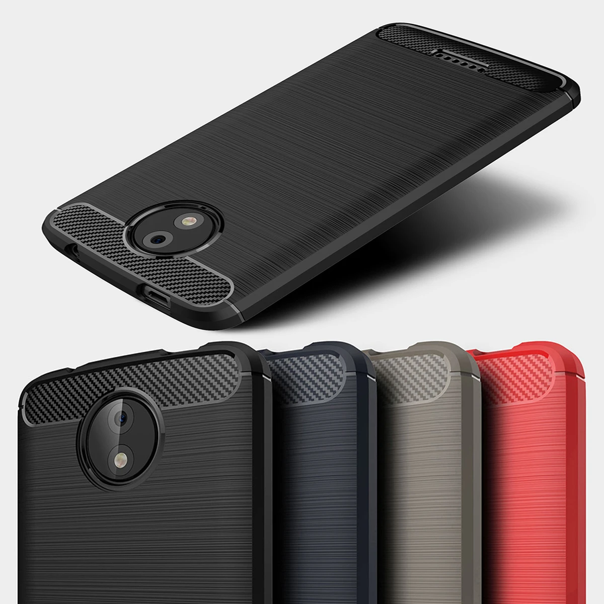 

Ojeleye Silicon Case For Moto C Plus Case For Moto G7 E4 E5 G4 G5 G5S G6 Play Plus Z2 Z3 Play X4 2017 One Power Cover